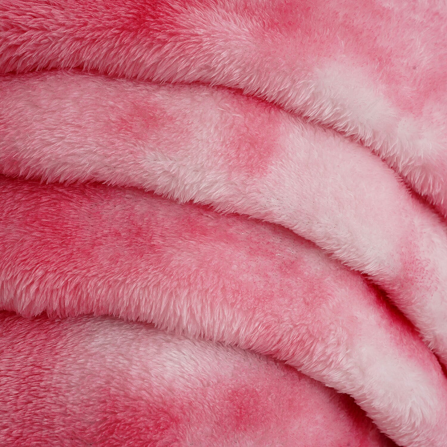Pink Single Layer Tie-dye Blanket