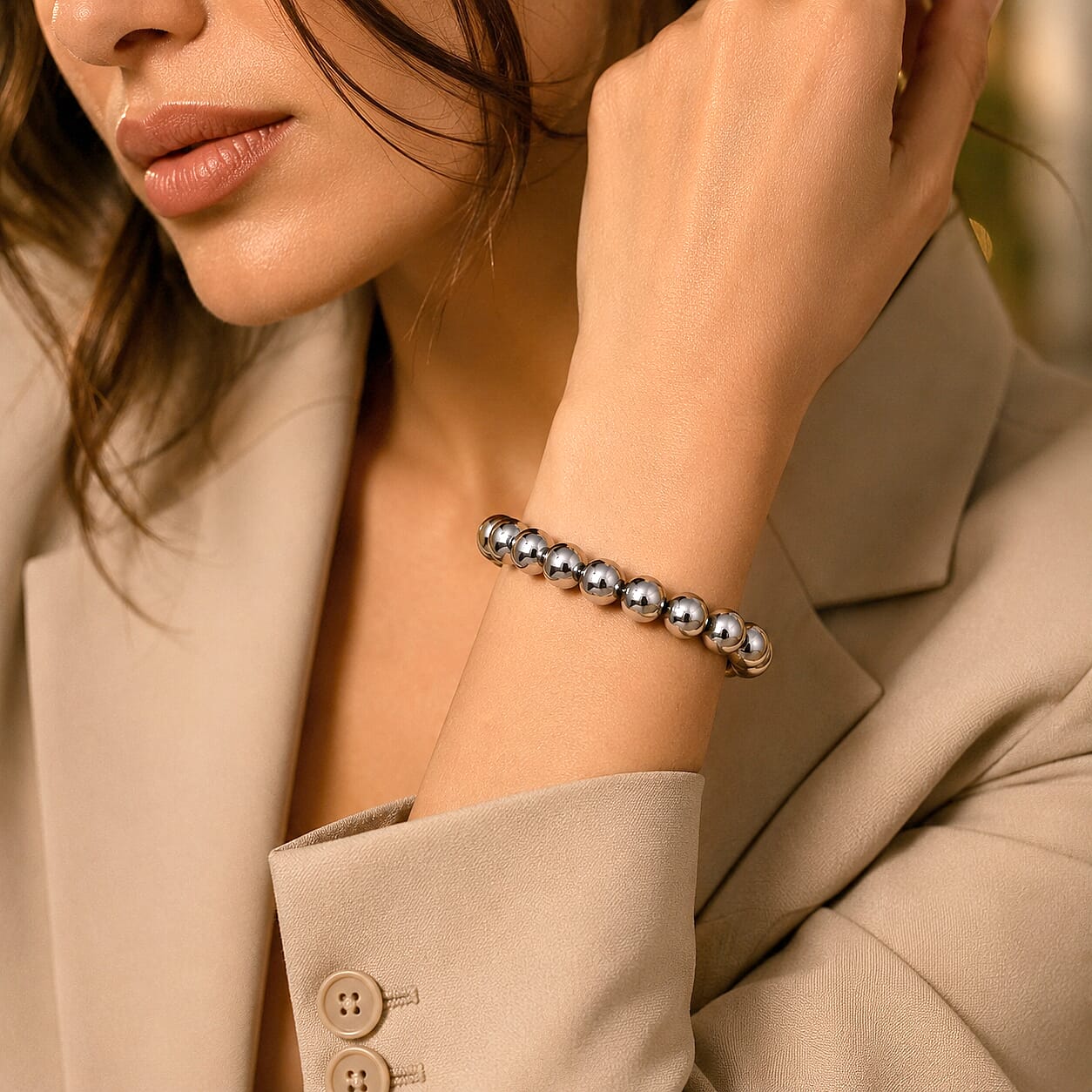 Terahertz 120.00 ctw Stretch Bracelet (6.5-7In)