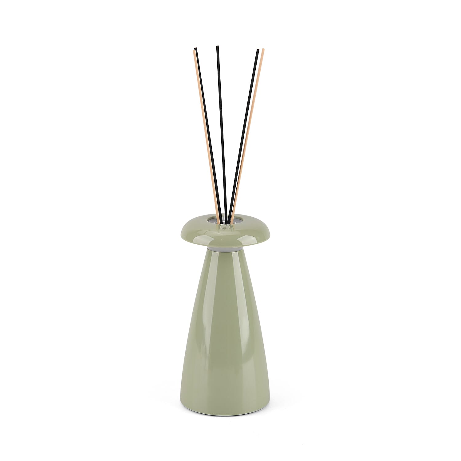Livmore Light Green 2 in 1 Aroma Lamp with 3 Oil and sticks (3 Color Change When Touch Top and Long Press)