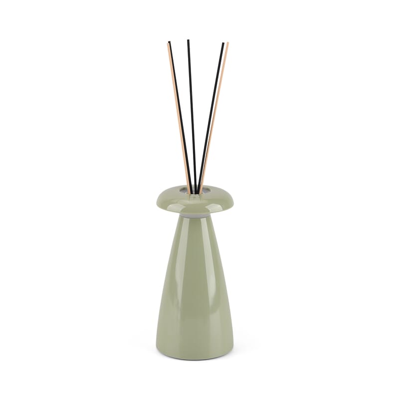 Livmore Light Green 2 in 1 Aroma Lamp with 3 Oil and sticks (3 Color Change When Touch Top and Long Press)