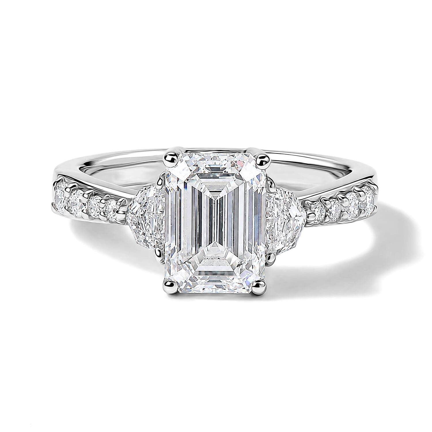 IGI Certified Luxuriant Lab Grown Diamond EF VS 2.60 ctw Ring in 950 Platinum (Size 6.0) 4.80 Grams