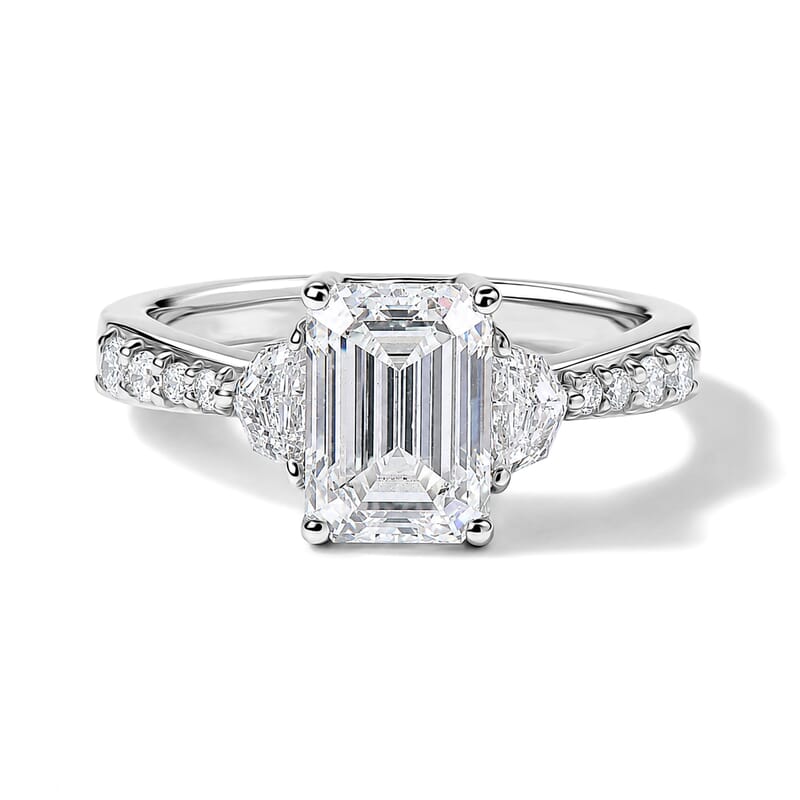 IGI Certified Luxuriant Lab Grown Diamond EF VS 2.60 ctw Ring in 950 Platinum (Size 6.0) 4.80 Grams