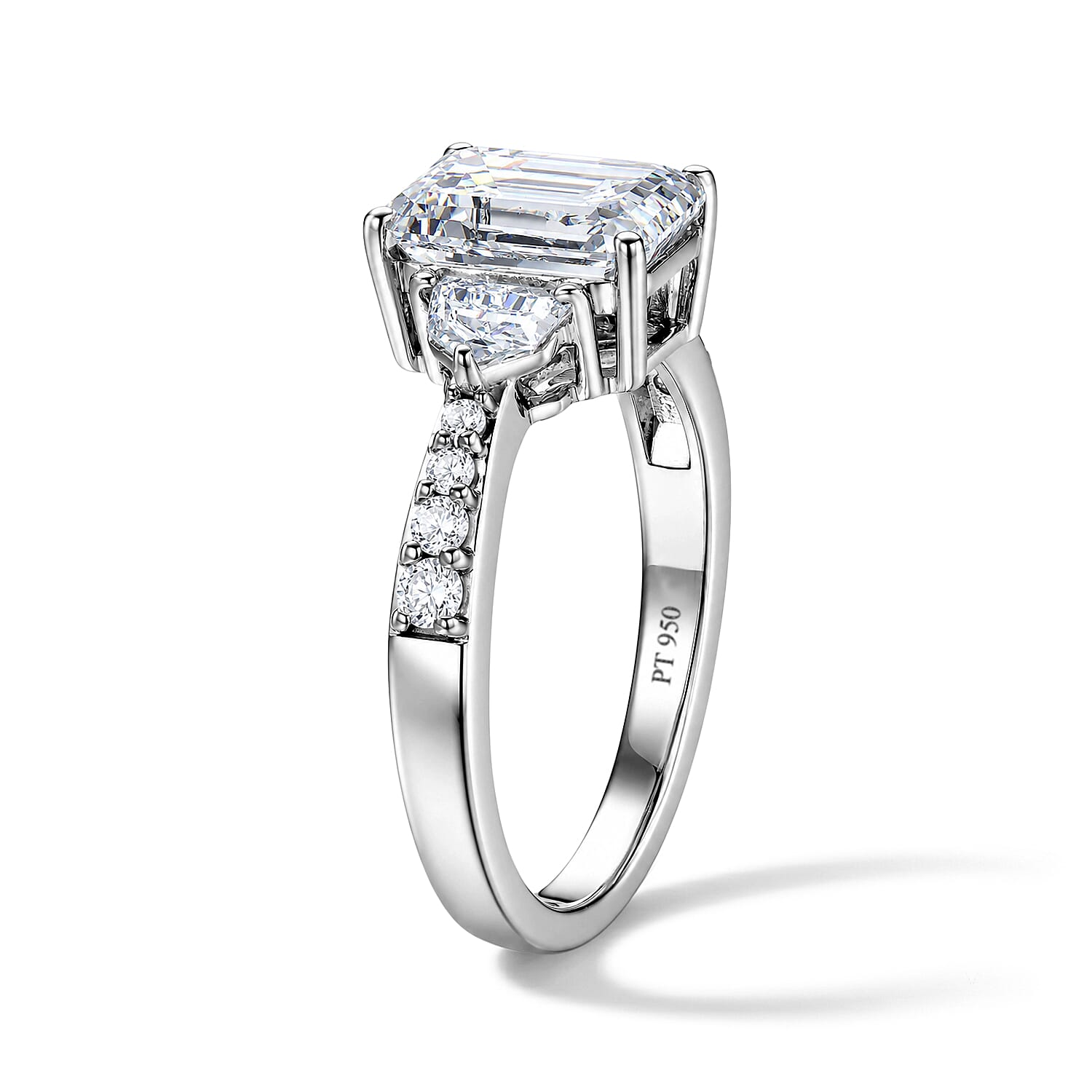 IGI Certified Luxuriant Lab Grown Diamond EF VS 2.60 ctw Ring in 950 Platinum (Size 6.0) 4.80 Grams