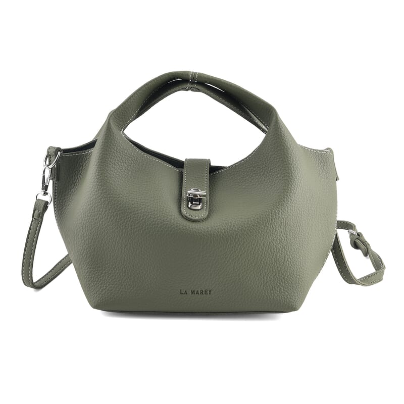 La Marey Green Genuine Leather Embossed Brand Wallet