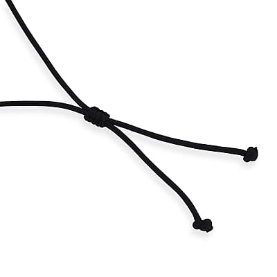 Natural Olmec Jadeite 75.00 ctw Carved Rose Flower Pendant with Black Cord Necklace (26-28 Inches)
