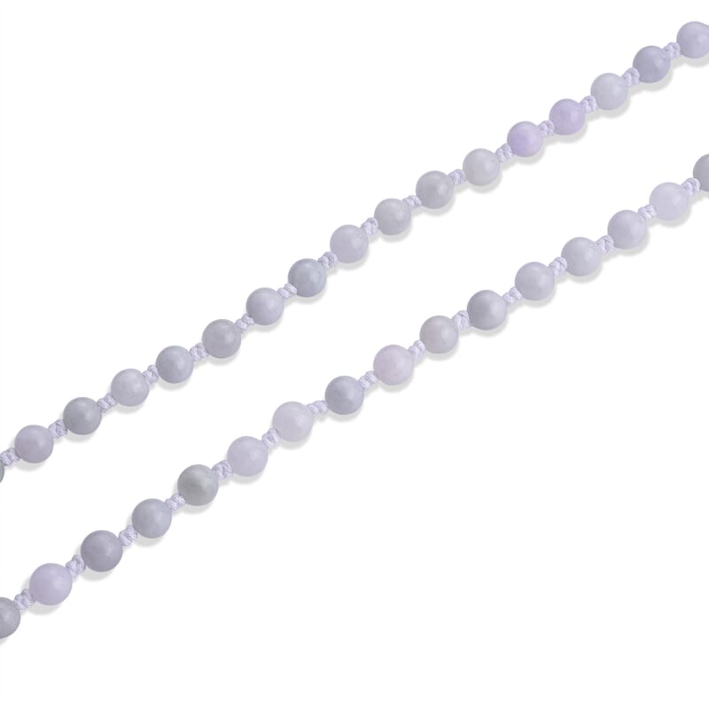 Natural Jade 230.00 ctw Carved Phoenix Rebirth Pendant with Beaded Necklace (26 Inches) in Sterling Silver