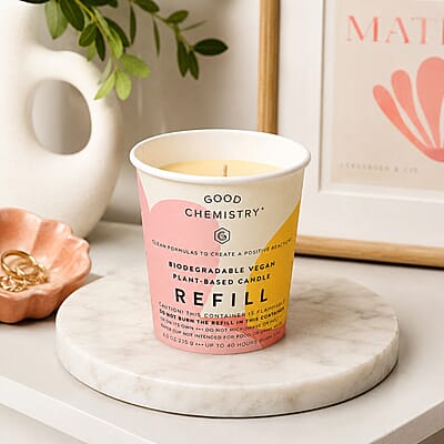 ILLUME Good Chemistry Lemon + Love Refillable Candle 8.2oz