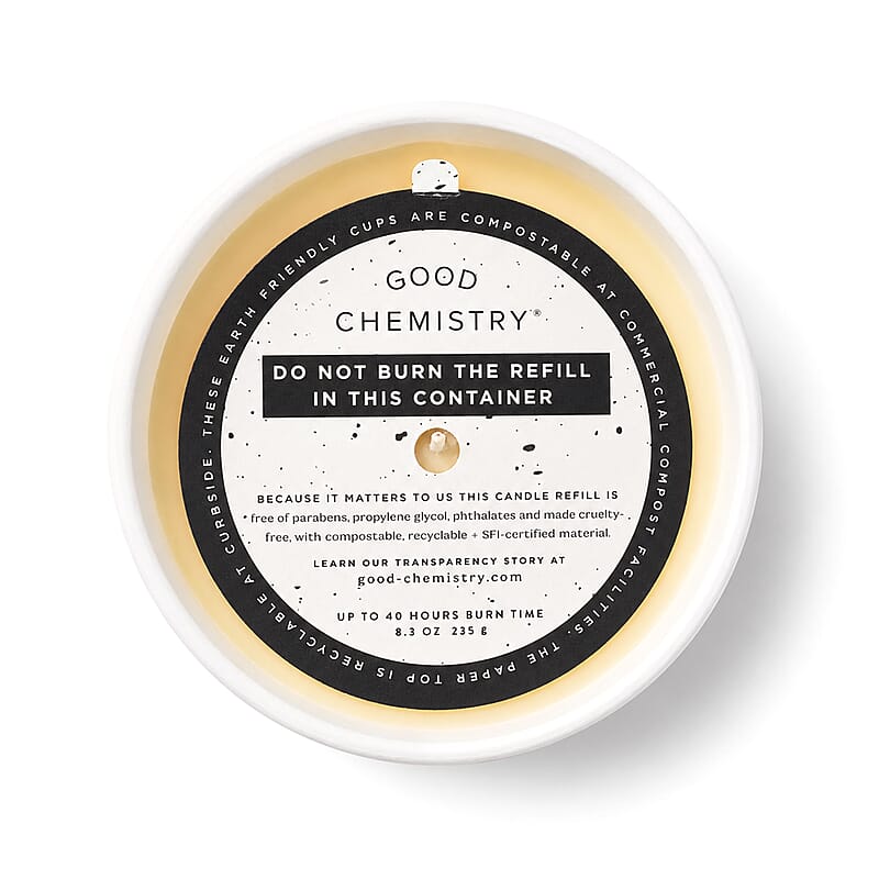 ILLUME Good Chemistry Lemon + Love Refillable Candle 8.2oz