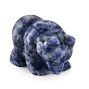 Sodalite Bear Decor (40x27mm) 150.00 ctw