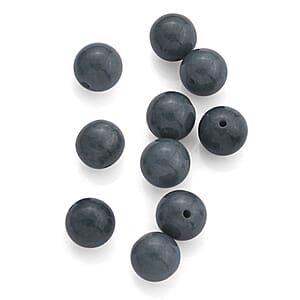 Natural Olmec Jadeite Handcrafted Beads (7-8mm) 50.00 ctw
