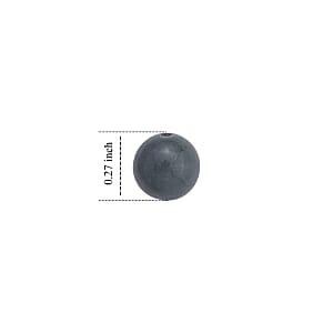 Natural Olmec Jadeite Handcrafted Beads (7-8mm) 50.00 ctw