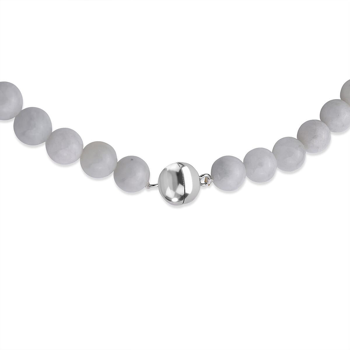 D'Joy Natural Jade 440.00 ctw Carved Double Dragon Pendant with Beaded Necklace (20 Inches) in Rhodium Over Sterling Silver image number 4