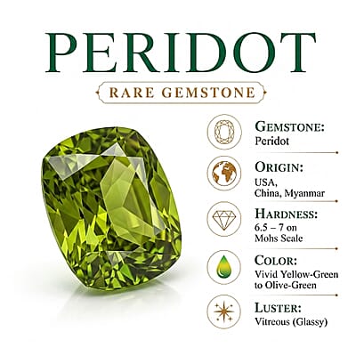 Hebei Peridot 0.60 ctw Band Ring in Sterling Silver (Size 8.0)