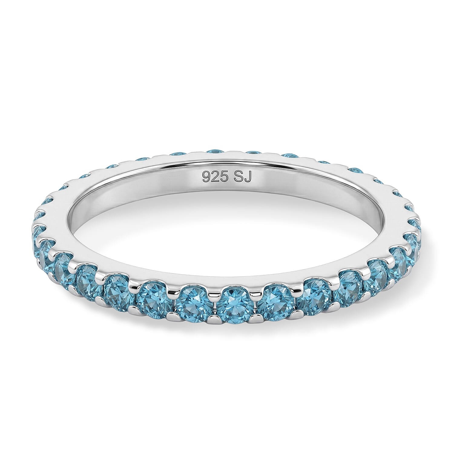 Blue Topaz 0.54 ctw Ring in Sterling Silver (Size 6.0)