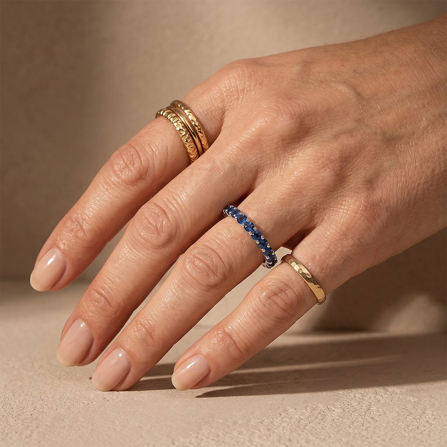 Simulated Diamond Ring in Sterling Silver (Size 8.0)