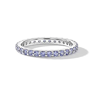 Tanzanite 0.54 ctw Ring in Sterling Silver (Size 7.5)