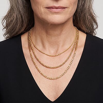 D'Joy Passport to Turkey 2.5mm Square Byzantine Necklace in 22K Vermeil Yellow Gold Over Sterling Silver 20 Inches 23.50 Grams