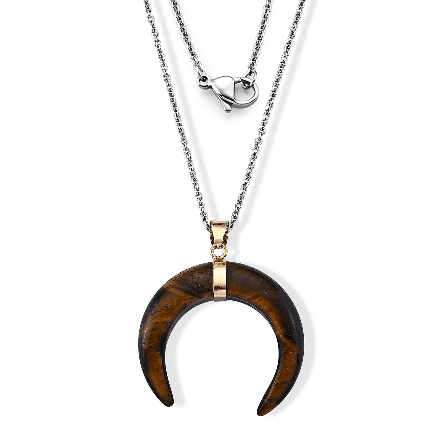 Green Aventurine Pendant in Goldtone with ION Plated YG Stainless Steel Necklace (20 Inches) 50.00 ctw