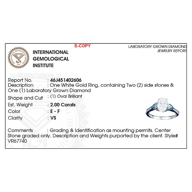 Luxuriant Lab Grown Diamond (E-F, VS) and Lab Grown Pink Diamond (IR) 2.50 ctw Twin Flame Radiance Ring in 10K White and Rose Gold (Size 10.0)