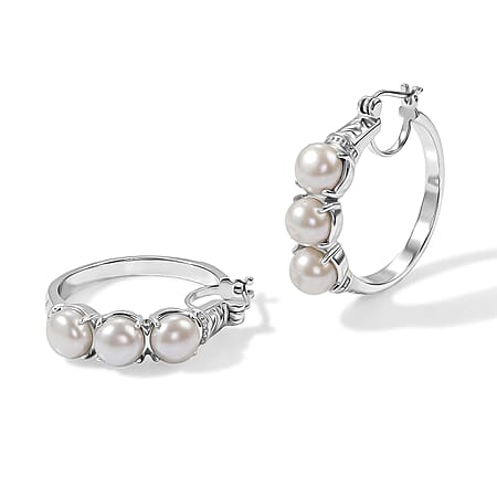 White Fresh Water Pearl - Product card gallery slide 1 (10290982682937)