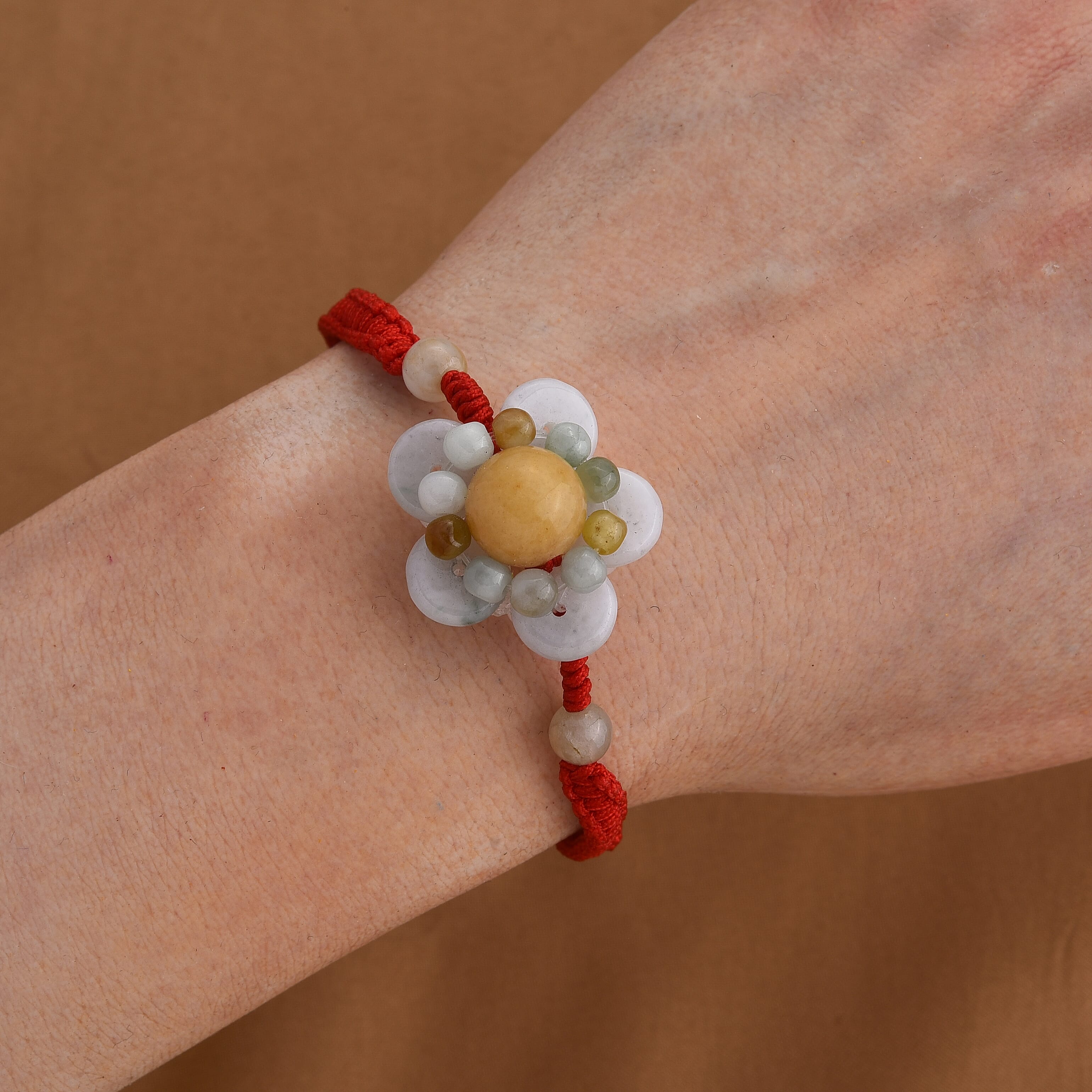 Natural Jade 30.00 ctw Bracelet (Adjustable)