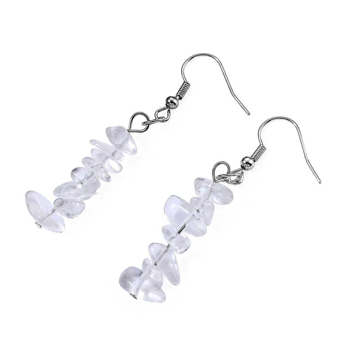 Austrian Crystal Set of 2 Earrings in Silvertone