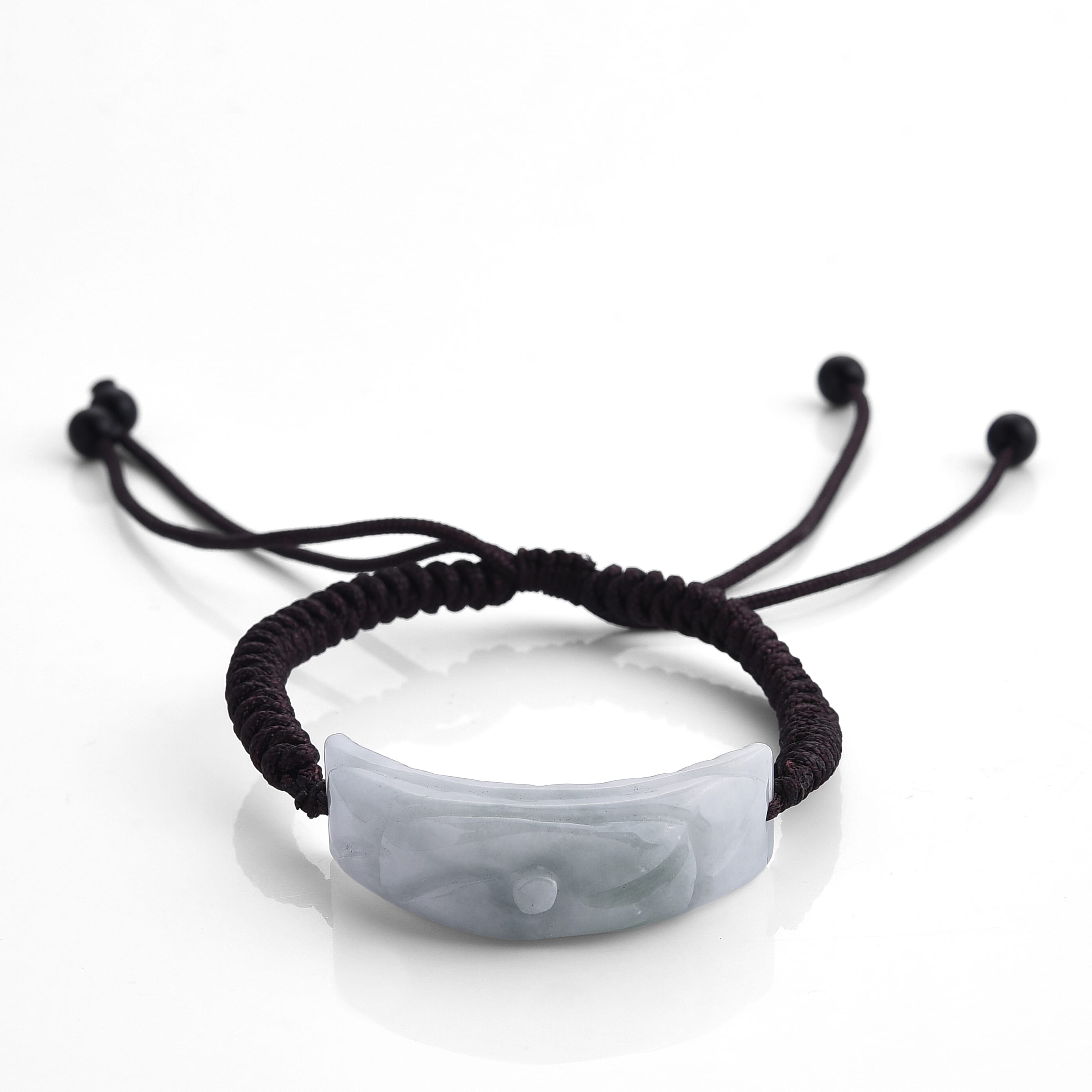 Natural Jade 50.00 ctw Bracelet (Adjustable)