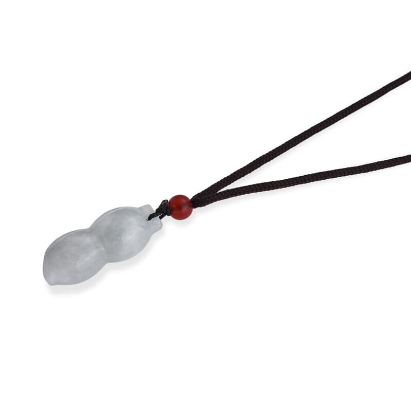 Natural Jade and Red Agate 25.60 ctw Necklace (Adjustable)