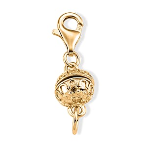 14K YG Over Sterling Silver 8mm Magnetic Lockwith 9mm Lobster Clasp (1.70 g)