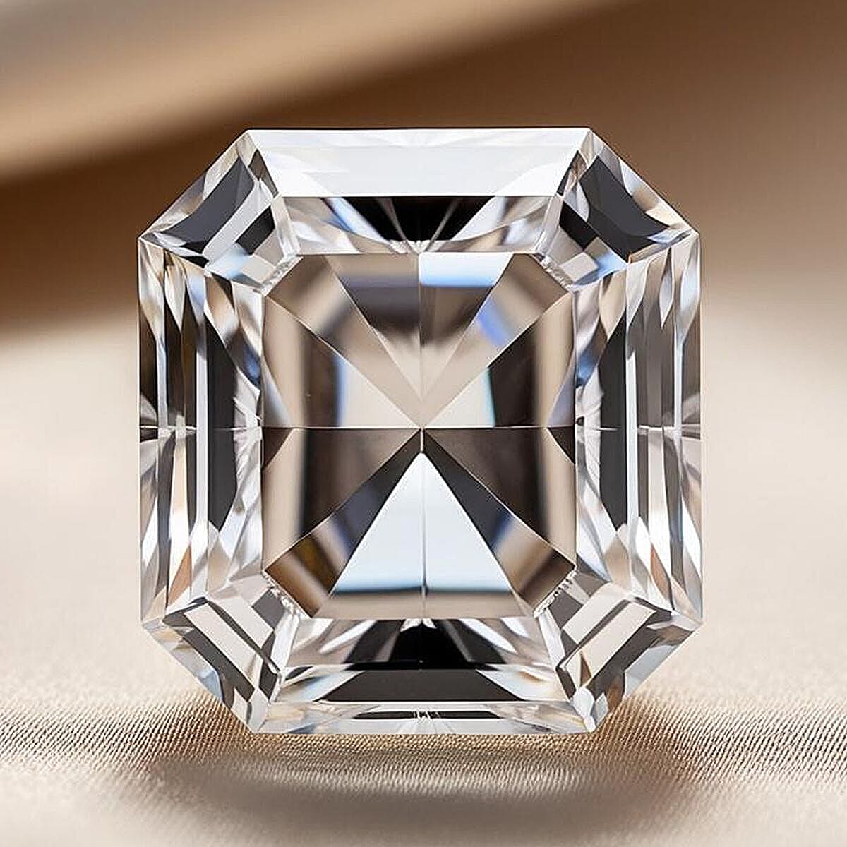 IGI Certified Lab Grown Diamond (D, IF) (Asscher Cut) Internally Flawless (Ships in 15-20 Days) 1.02 ctw