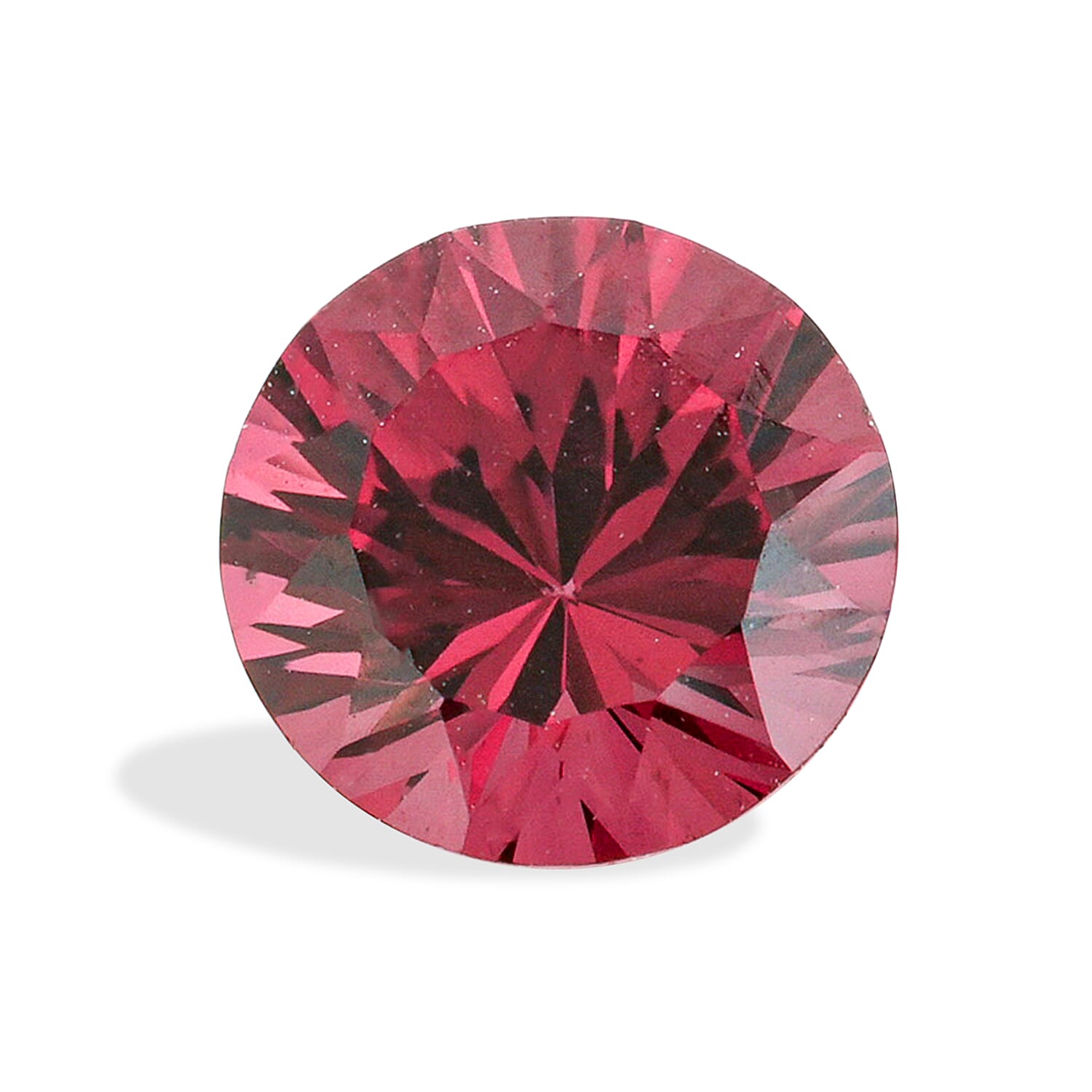 Concave Cut AAAA Tanzanian Rose Garnet (Rnd 6 mm) 1.00 ctw