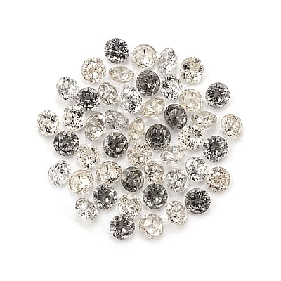 White Diamond (G-H, SI) (Rnd 3.4-3.5 mm) 10.00 ctw