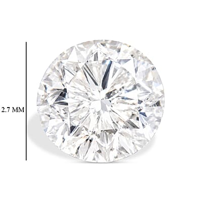 White Diamond (G-H, SI) (Rnd 2.70-3.0 mm) 10.00 ctw