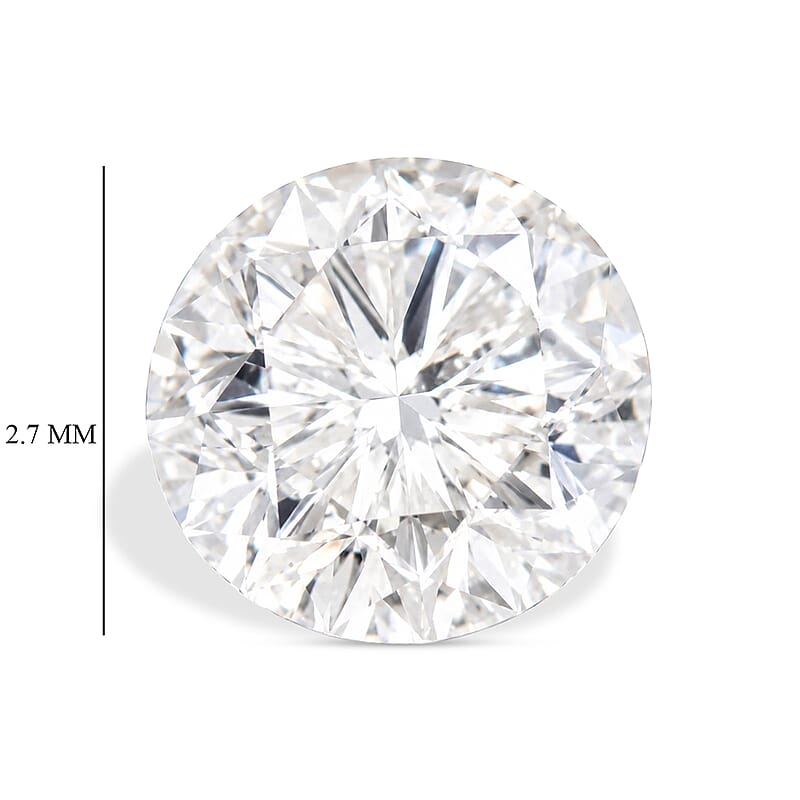 White Diamond (G-H, SI) (Rnd 2.70-3.0 mm) 10.00 ctw