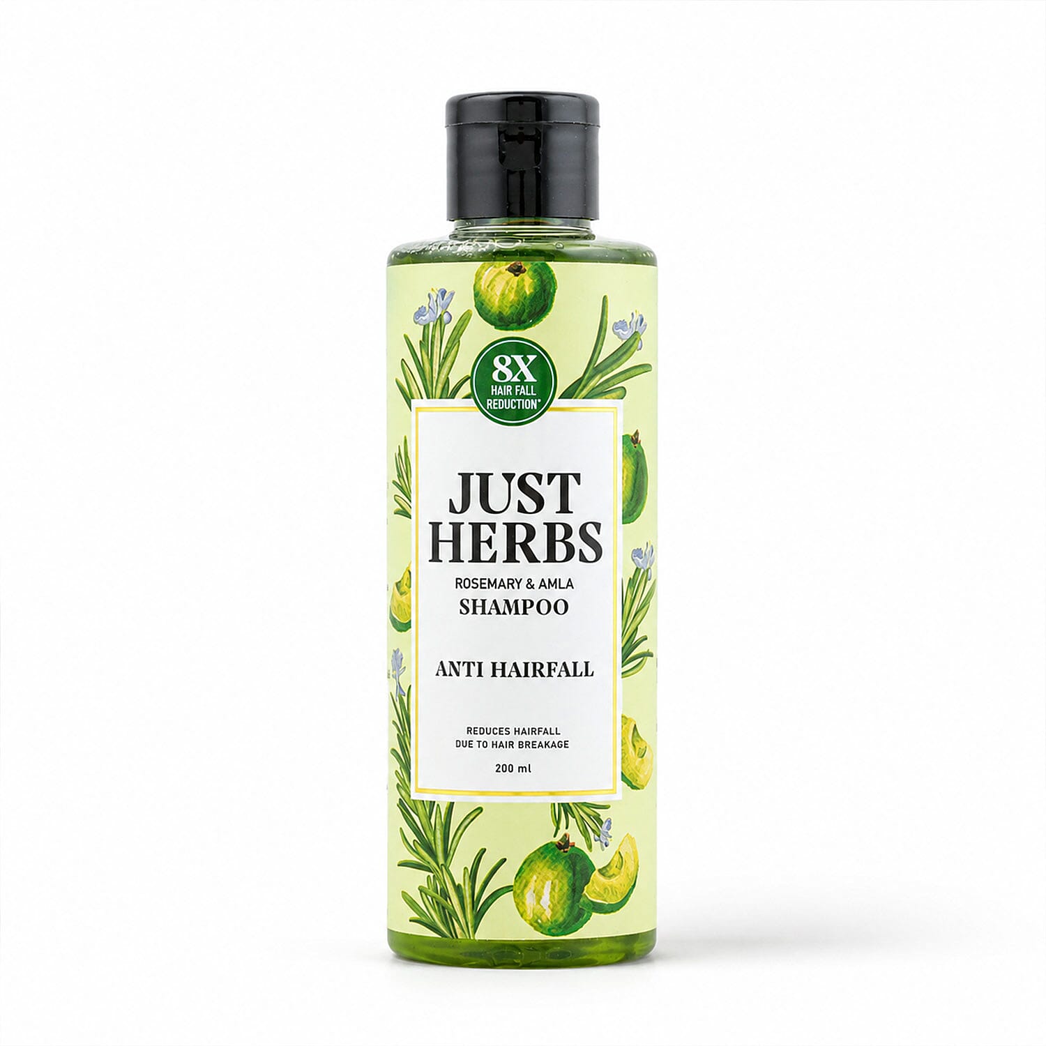 Just Herbs Anti Hairfall Shampoo | Rosemary, Amla & 12 Herbs