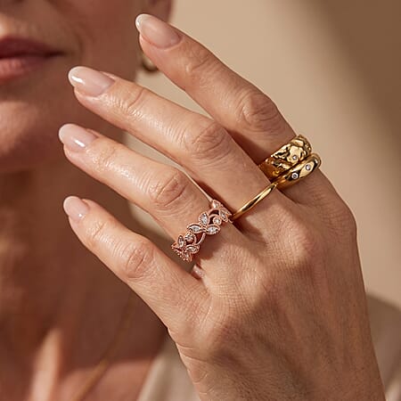 Rose Gold Over Sterling Silver / 5 - Product card gallery slide 4 (10320386916665)
