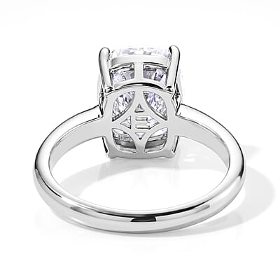 EverTrue Moissanite 4.10 ctw Solitaire Ring in Platinum Bond (Size 10.0)