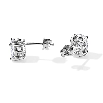 EverTrue Moissanite 2.50 ctw Solitaire Stud Earrings in Platinum Bond