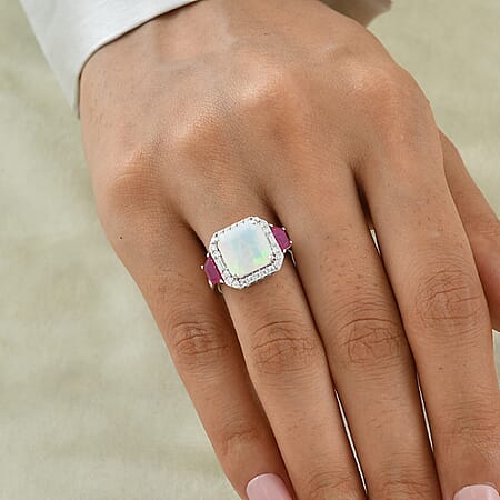 Ethiopian Welo Opal & Ruby / 6 - Product card gallery slide 2 (10261735964985)