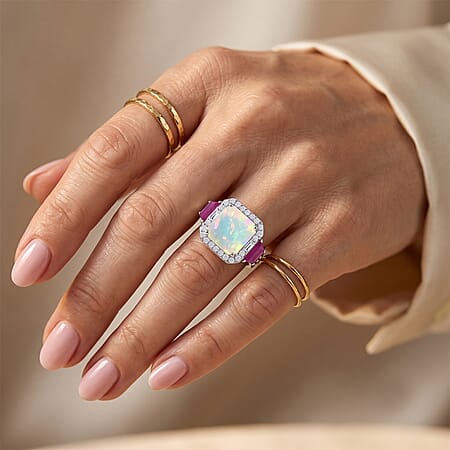 Ethiopian Welo Opal & Ruby / 6 - Product card gallery slide 3 (10261735964985)