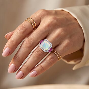 Ethiopian Welo Opal & Ruby / 7 - Product card gallery slide 3 (10261735964985)