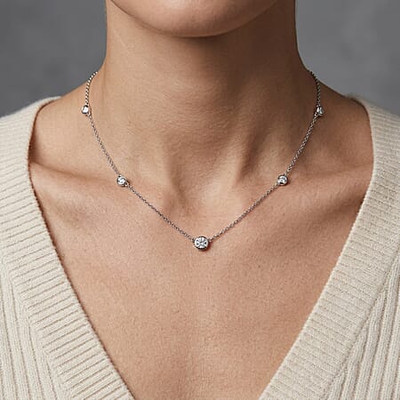 Rhodium Over Sterling Silver - Product card gallery slide 3 (15395127722297)