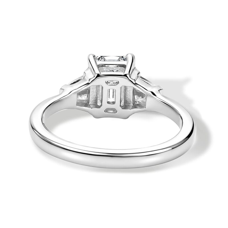 EverTrue Moissanite 1.30 ctw Ring in Platinum Bond (Size 8.0)