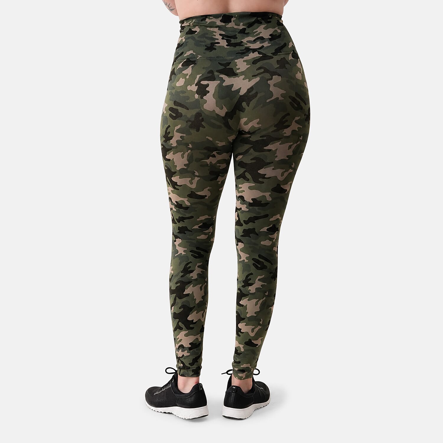 Breezies Camo/Olive Set of 2 Seamless Legging - S