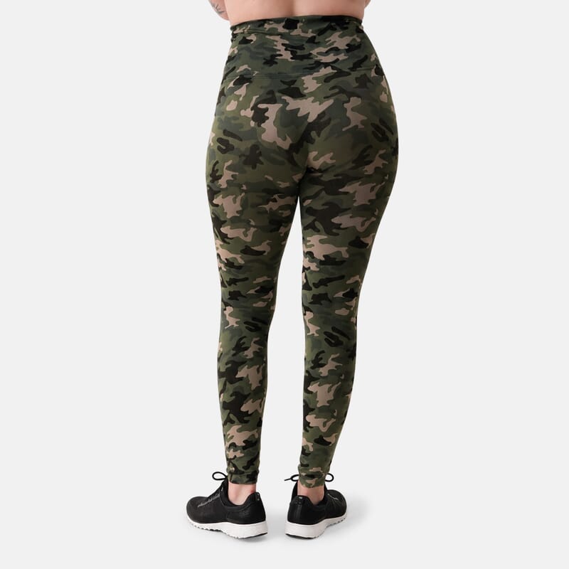 Breezies Camo/Olive Set of 2 Seamless Legging - 2XL