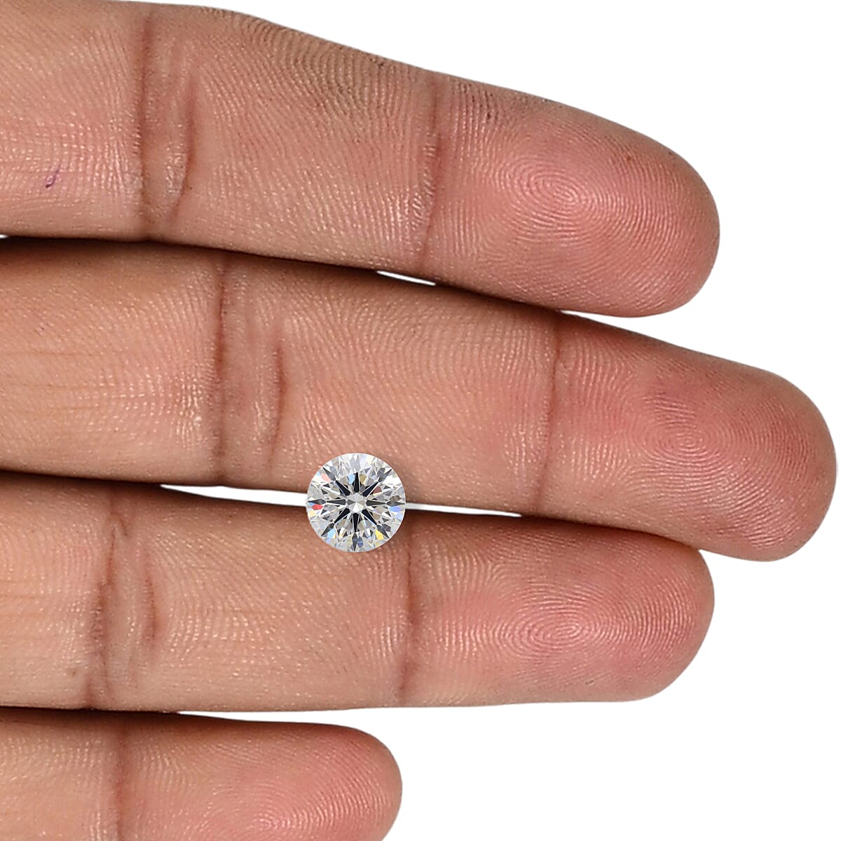 White Diamond (G-H, SI) (Rnd 3.3-3.5 mm) 4.28 ctw