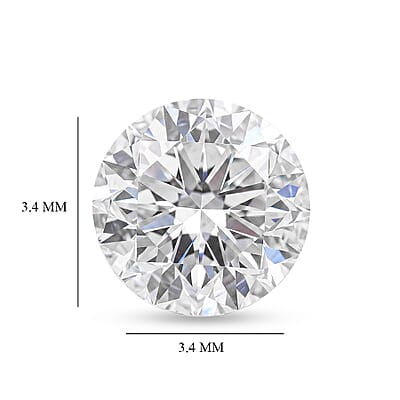 White Diamond (G-H, SI) (Rnd 3.1-3.4 mm) 7.39 ctw