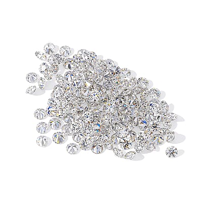 White Diamond (G-H, SI) (Rnd 2.3-2.4 mm) 6.87 ctw