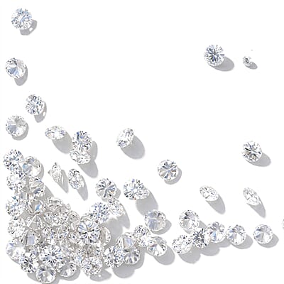 White Diamond (G-H, SI) (Rnd 2.3-2.6 mm) 5.08 ctw