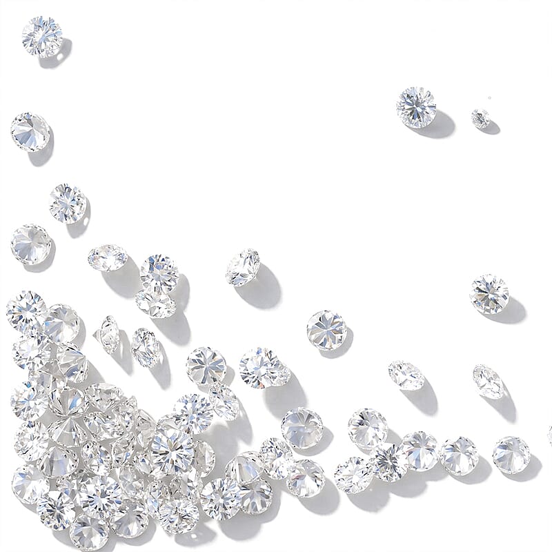 White Diamond (G-H, SI) (Rnd 2.3-2.6 mm) 5.08 ctw